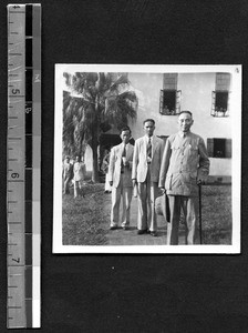 Commencement speakers at Fukien Christian University, Fuzhou, Fujian, China, 1948