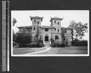 Classroom building at Fukien Christian University, Shaowu, Fujian, China, ca.1939