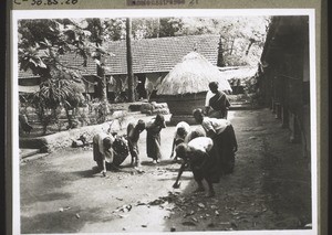 Orphan girls in Mulki at work