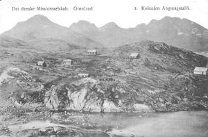 Colony Angmagssalik, Greenland. Postcard # 3 of the Danish Missionary Society