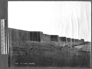 City wall, Beijing, China, ca.1870-1880