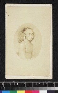 Portrait of man Samoa, ca. 1880-1890