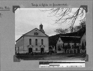 Church and school in Genadendal, South Africa