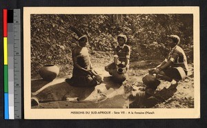 Women drawing water, South Africa, Africa, ca.1920-1940