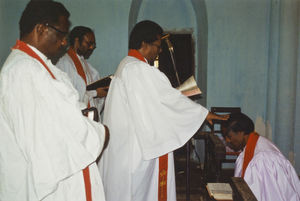 Arcot Lutheran Church (ALC), Tamil Nadu, South India. From Ordination of Pastors, May 1994