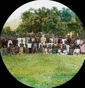 Congolese women and female missionary, Congo, ca. 1900-1915