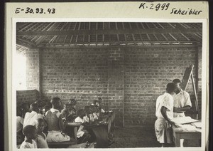 A class in our school in Kumba. (There are 300 children in eight classes.)