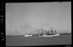 Ships in Beira Harbour, Mozambique, ca. 1940-1950