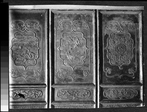 Bronze relief panels, Sichuan, China, ca.1900-1920