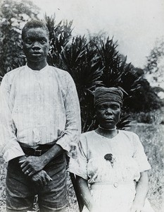 Ngombe couple, Congo, ca. 1900-1915