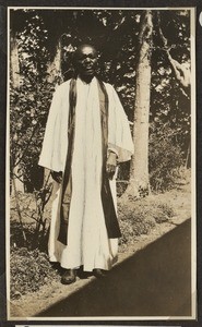 Lasaros in a cassock, Tanzania