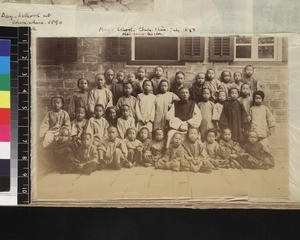 Pupils of a mission Boys' School, Quanzhou, Fujian Province, China, 1893