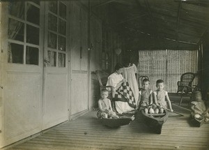 Allégret family, in Talagouga, Gabon