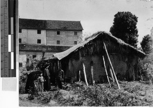 Maryknoll Sisters visiting local people, Wuchow, China, 1940