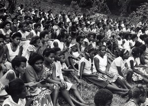 Annual party of Do-Neva school : part of the pupils