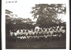 Pupils of the boys' boarding school in Sakbajeme