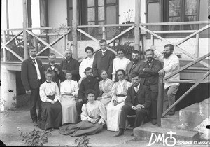 Group of Swiss missionaries, Maputo, Mozambique, ca. 1896-1911