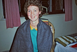 Missionary Elly Søgaard Jensen, sent by Danish Santal Mission to UMN, Nepal, 1985-94. Employed