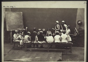 Girls' school of the Parsis, worshippers of fire, in Mangalore