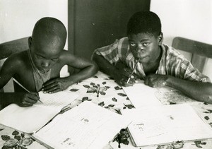 School in the leper-house of Ebeign, Gabon