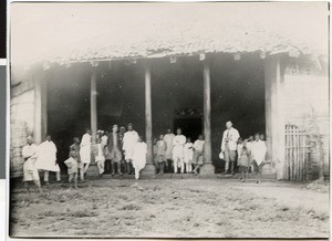 Entrance hall in the Gibbi of the sultan of Jireen, Ethiopia, 1938-06-02