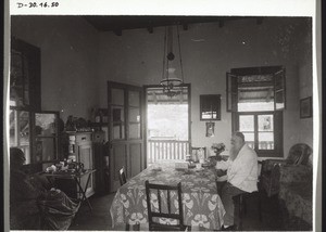 Living-room in the mission house Kumase