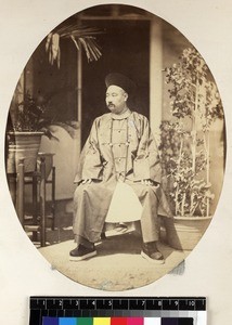 Portrait of Chinese official, Beijing, China, ca. November 1861