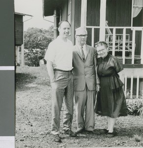 O. D. Bixler with his Wife and Son, Tokyo, Japan, 1966