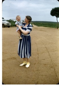 Else and Olav Heggheim, Ngaoundèrè, Adamaoua, Cameroon, 1955-1960