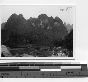 Mountains in Guilin, Kwangsi, China, 1933