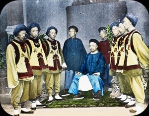 Qing Official and Guards, China, ca. 1905-1911