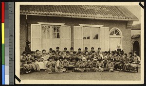 Girls sewing class, China, ca.1920-1940