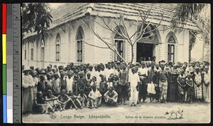 Church at the English Mission, Kinshasa, Congo, ca.1920-1940