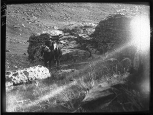 In the mountains near Morija, Lesotho, ca. 1901-1907