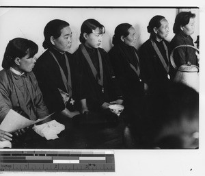 The Women's Sodality at Dalian, China, 1939