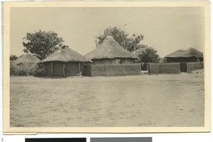 Round thatched huts, South Africa