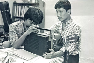 A Nepali church project of using cassette tapes