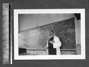 Professor giving a lecture, Chengdu, Sichuan, China, ca.1945-1946