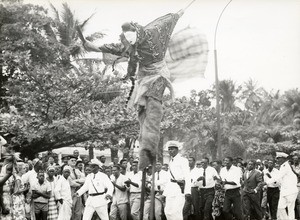 Adouma dancer, in Gabon