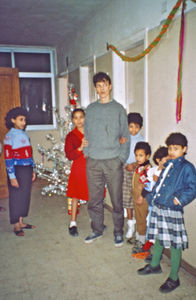 Christmas preparations at Fowlers orphanage in Cairo 1992. Christmas is a time that the girls l