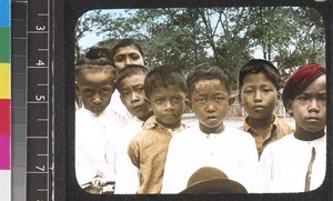 Village school-boys, Myanmar, s.d