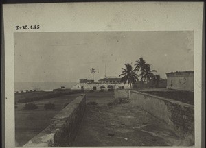 Government place in Accra, Jamestown. W. Addo's trading post to the right