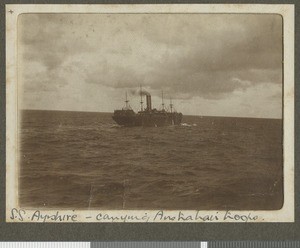 SS Ayrshire at sea, Atlantic Ocean, 19 May-25 June 1917