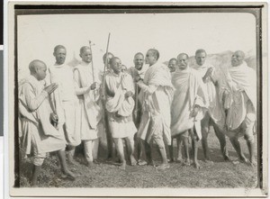 Singing and dancing at a wedding, Ethiopia