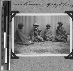 Women with children waiting for medicine, South Africa East