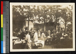 Party for Miss Dowling, Shaoxing, China, 1915