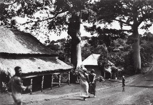 Street of Foumban, in Cameroon