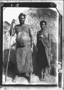 African chief and his wife