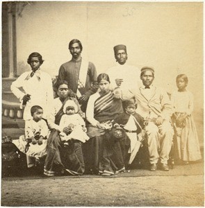 School master Aaron and his family in Mangalore