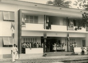 Inauguration of the protestant nurses training school on Douala, Cameroon